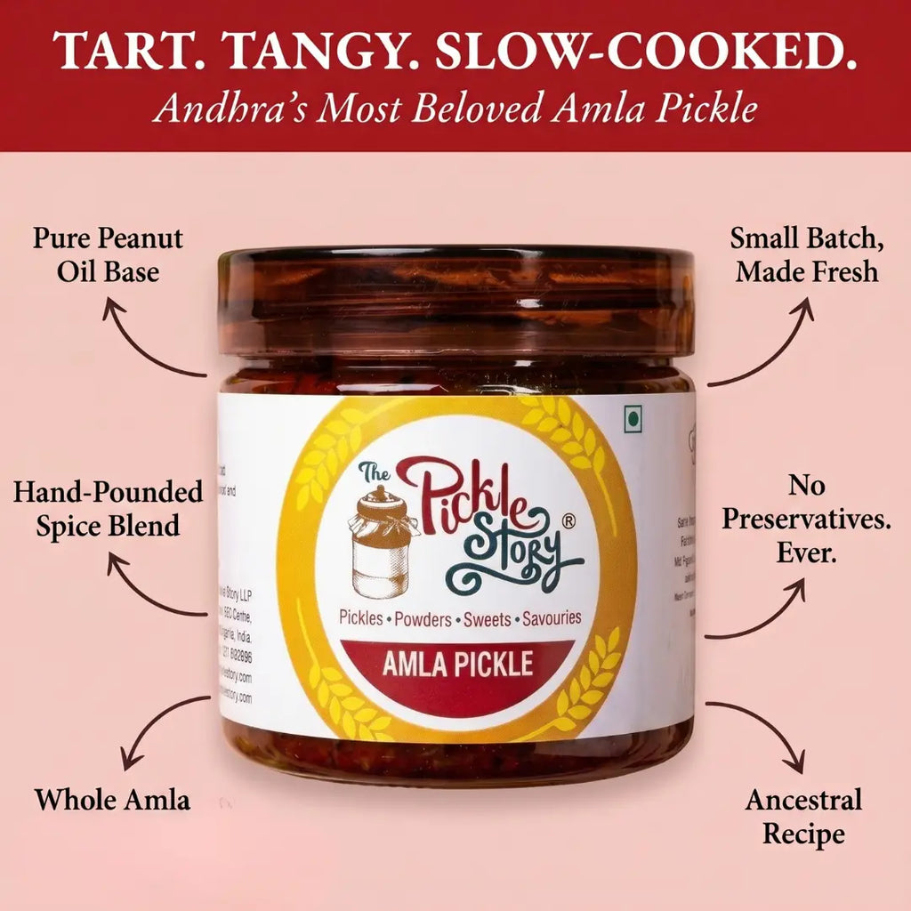 Usirikaya amla pickle ingredients and details