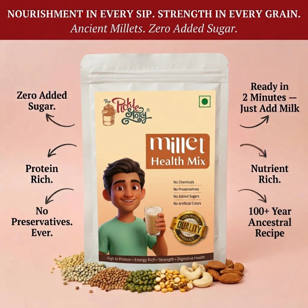Multi-millet health mix ingredients and details