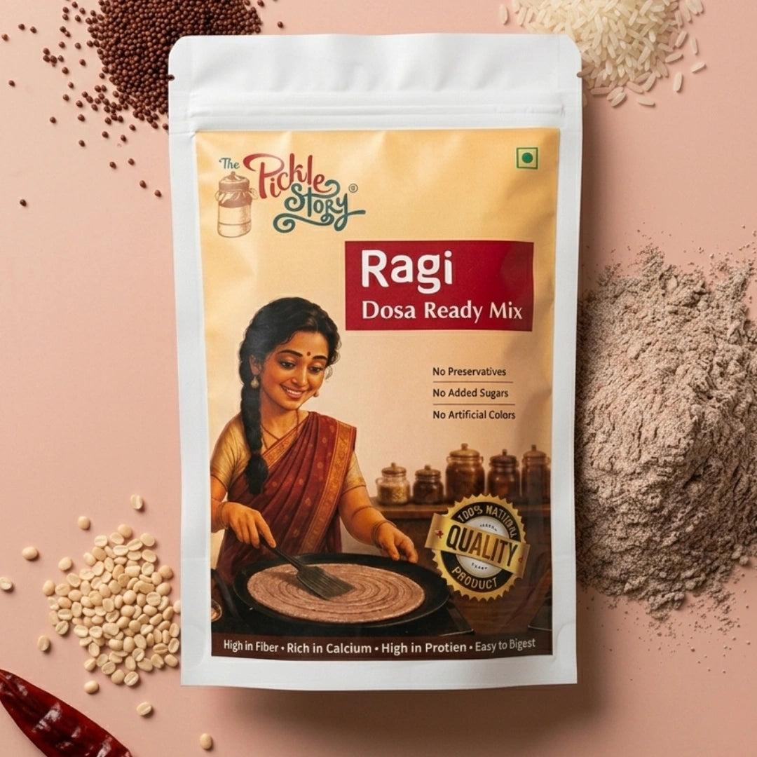 Ragi dosa ready mix in a 250 g pack