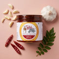 Garlic pickle in a 200 g jar
