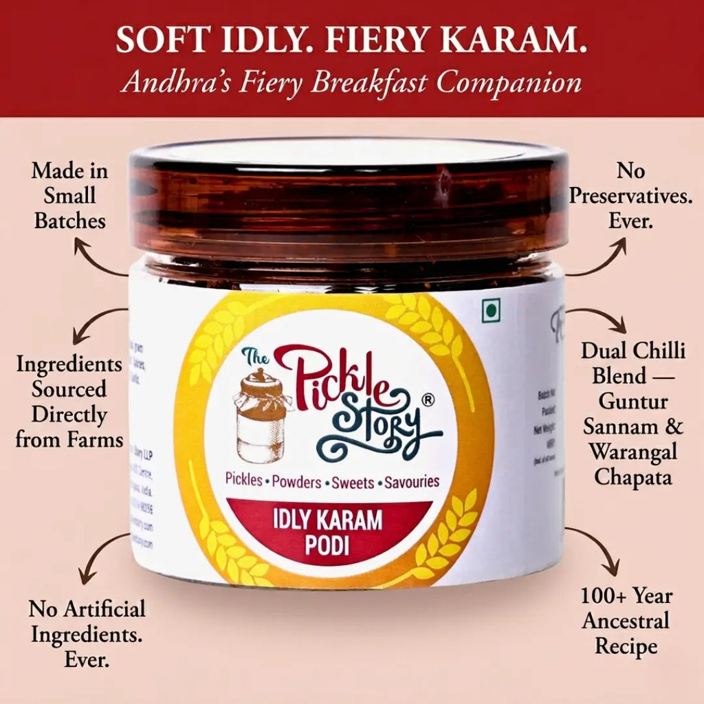 Idly karam podi ingredients and details