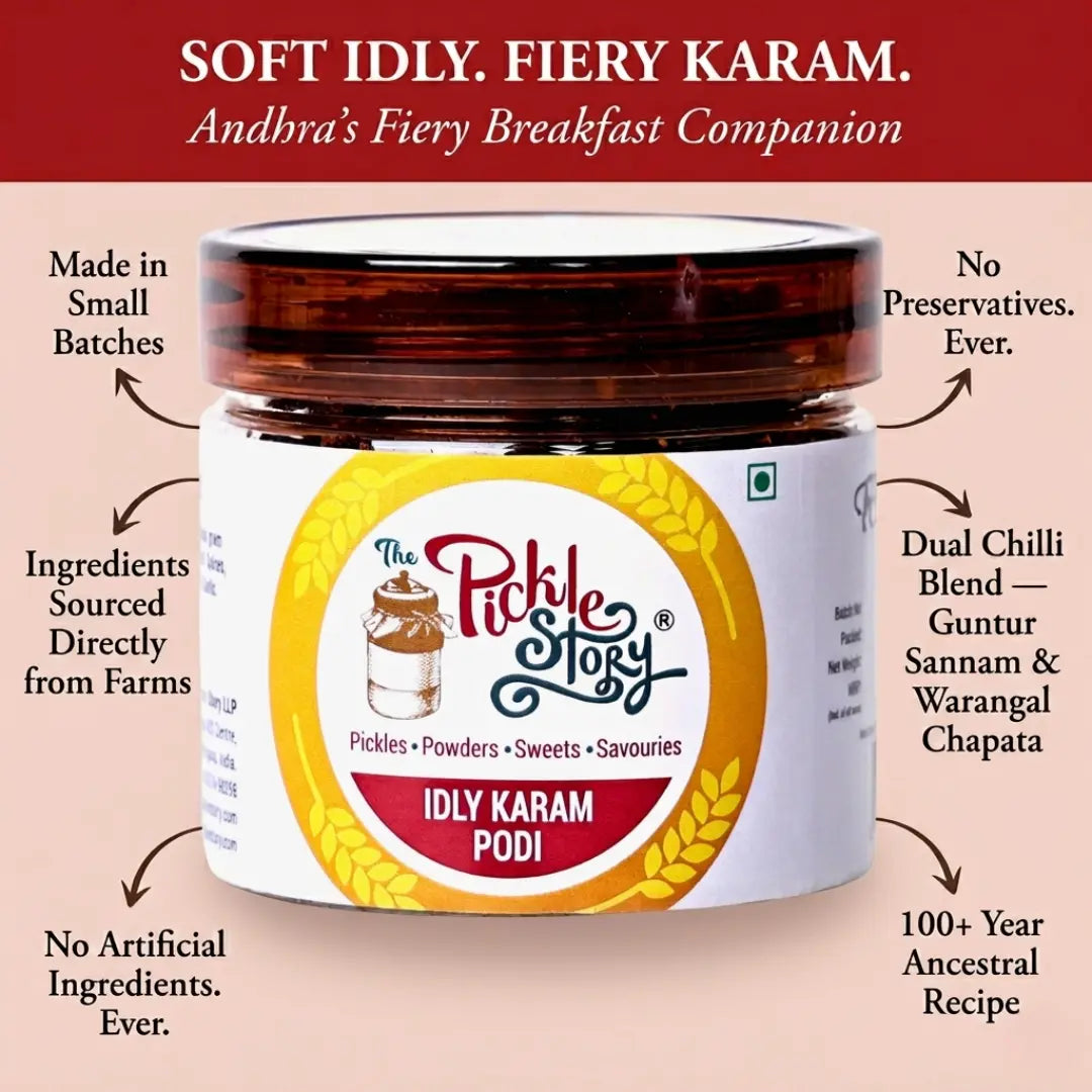Idly karam podi ingredients and details