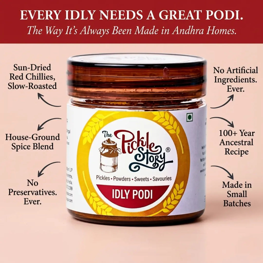 Idli podi ingredients and details
