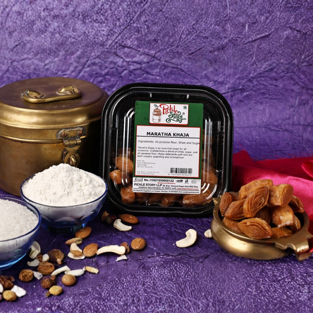 Madatha khaja served the traditional way