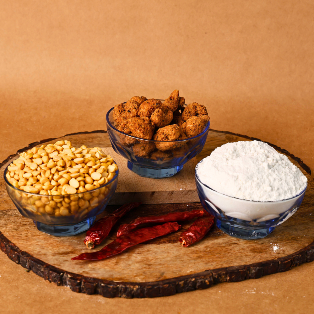 Pepper cashews served the traditional way