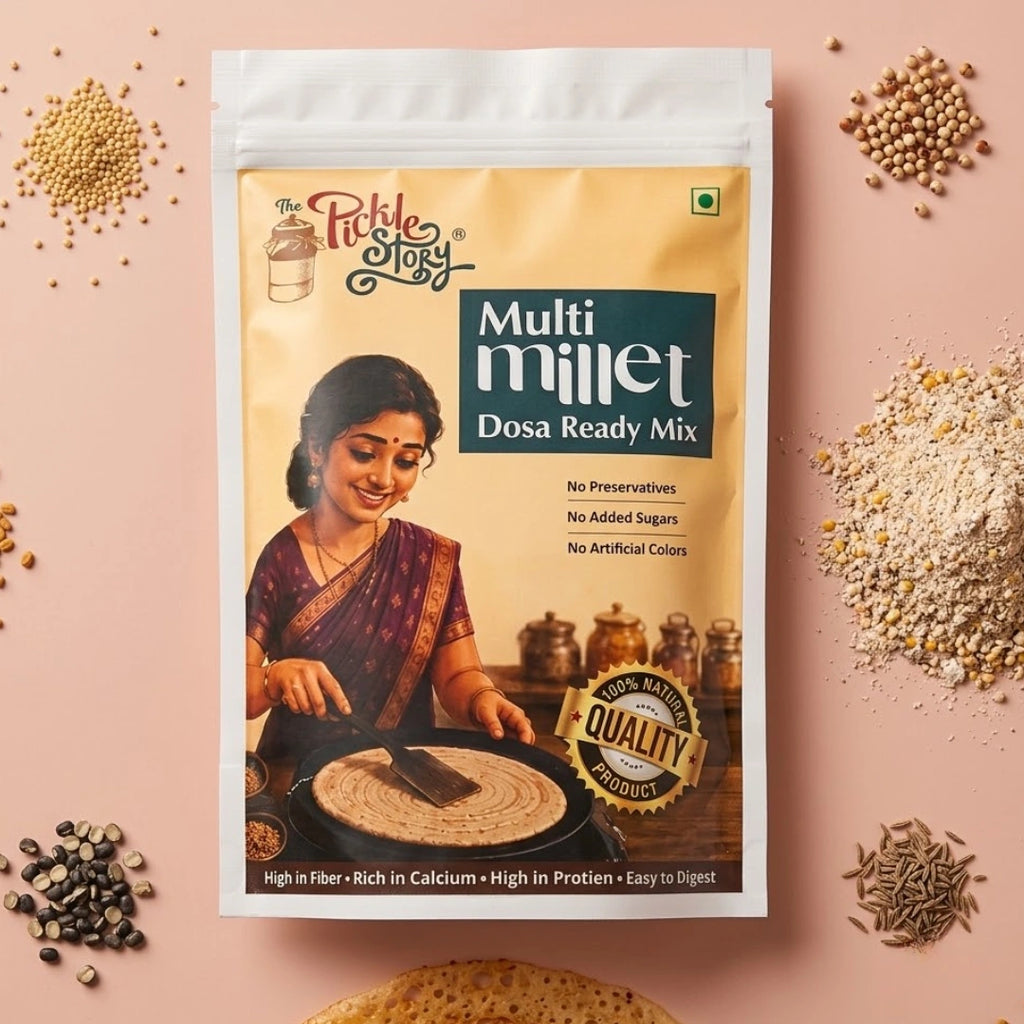 Multi millet dosa ready mix in a 250 g pack