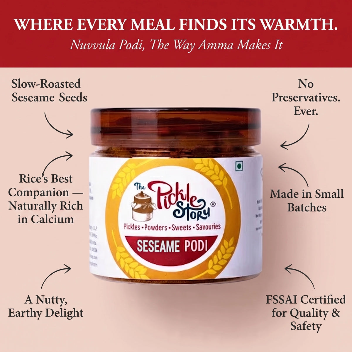 Nuvvula podi ingredients and details