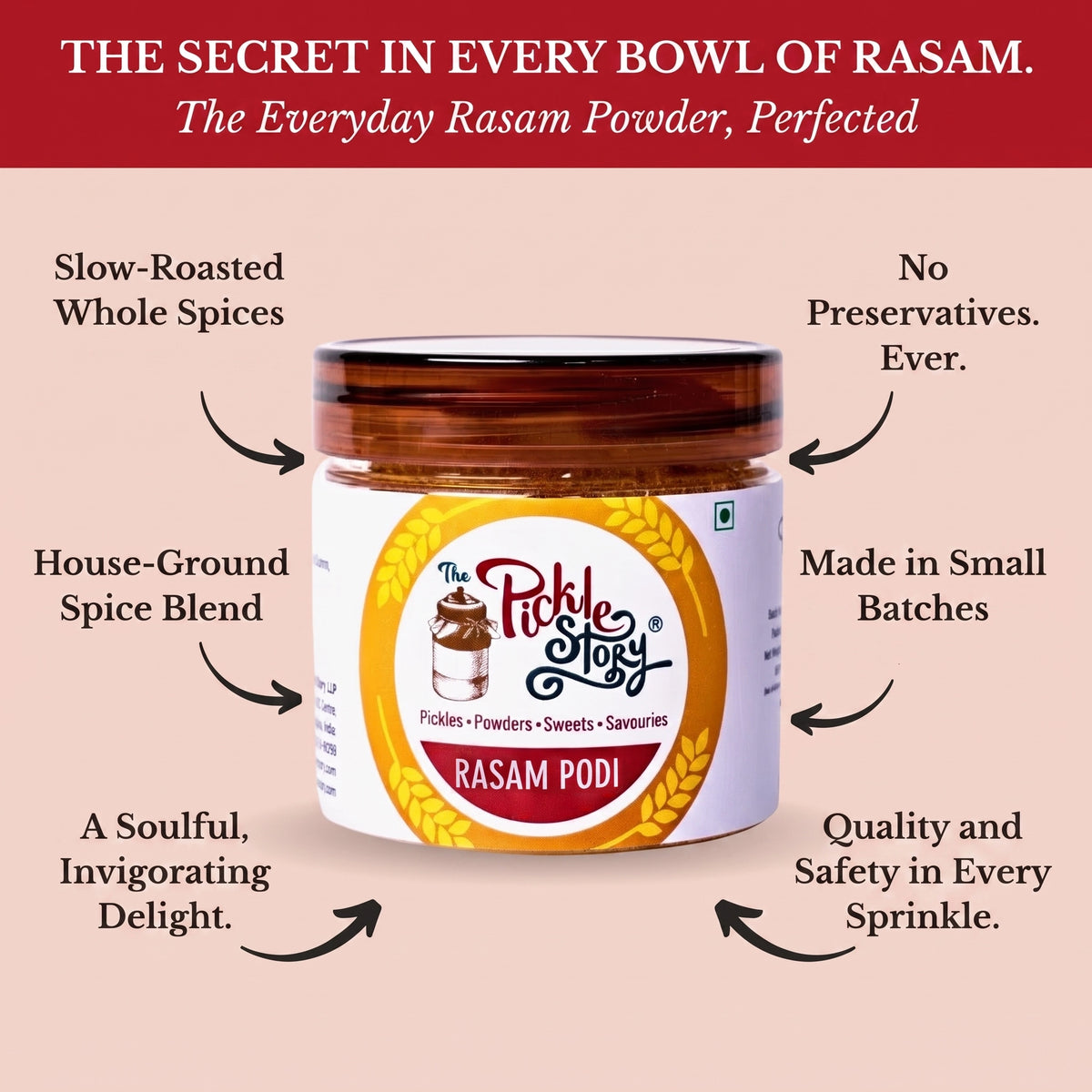 Rasam podi ingredients and details