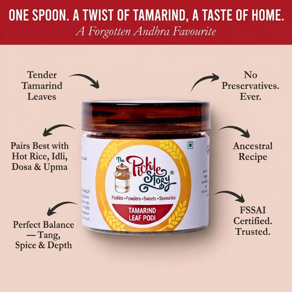 Tamarind leaf podi ingredients and details