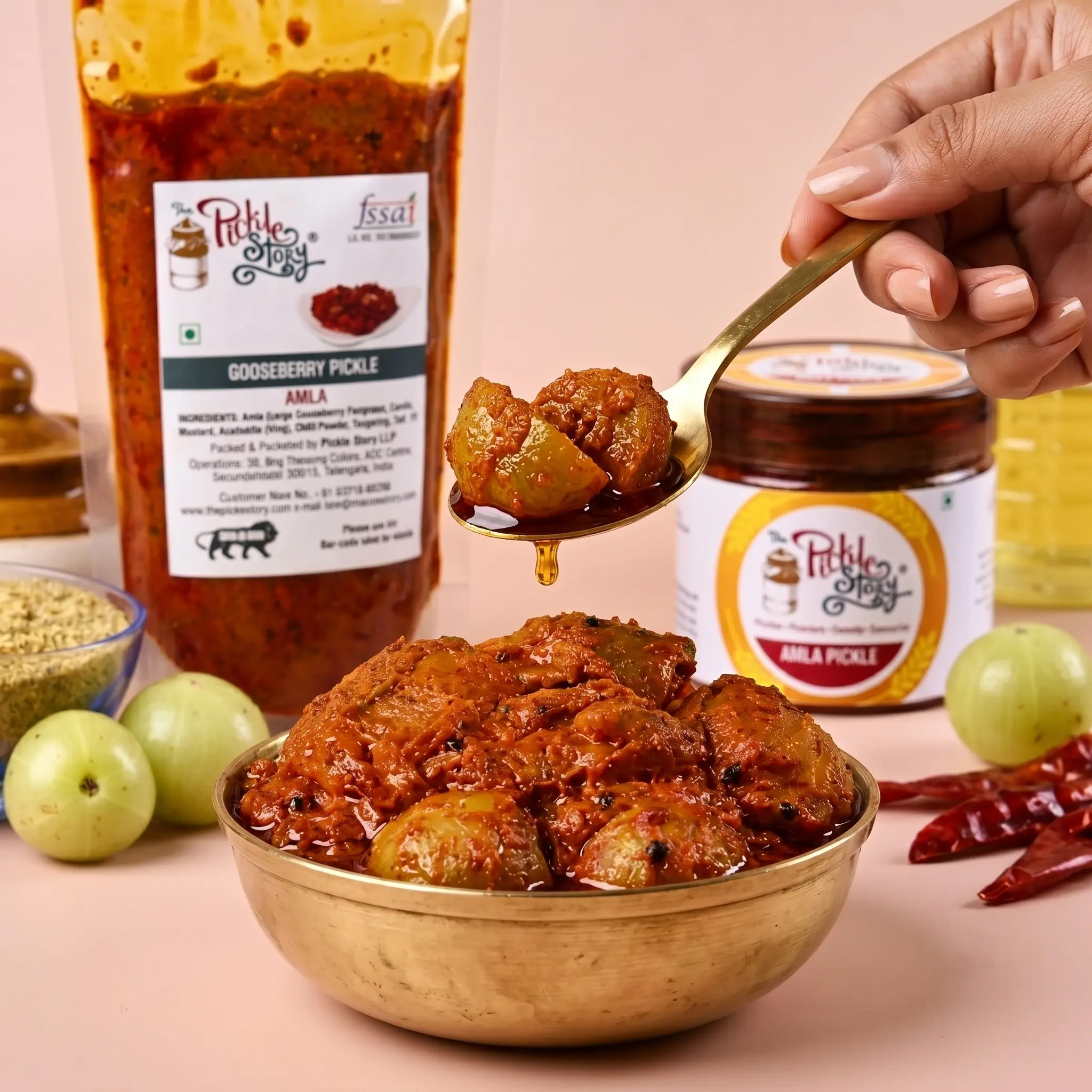 Gooseberry Pickle – usirikaya Pachadi