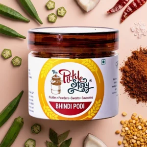 Crispy Bhindi (Okra) Masala Podi - Stir-Fry Seasoning & Nutritious Side - 100 Grams (PET Jar)