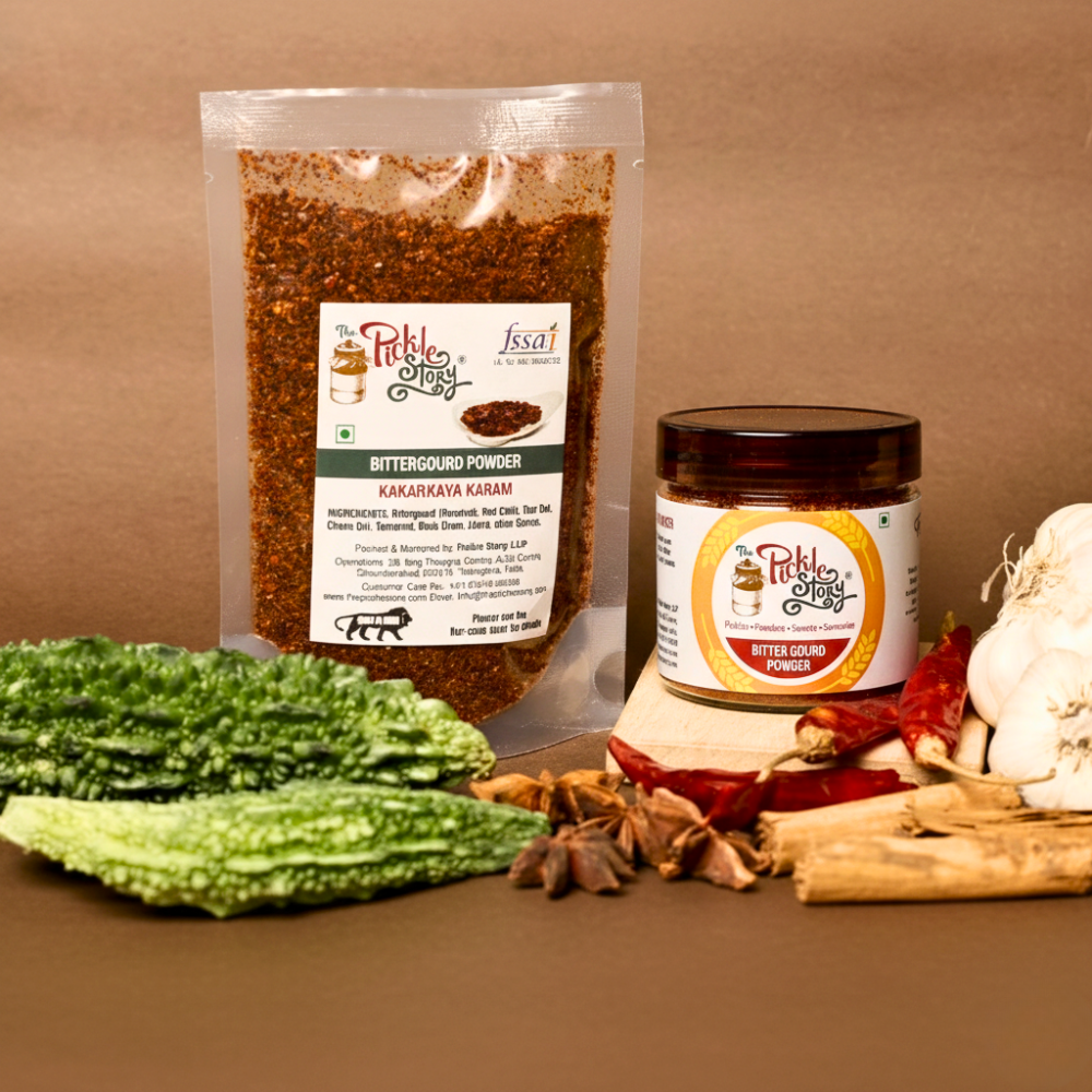Pure Bitter Gourd (Karela) Powder – Blood Sugar Balance & Detox