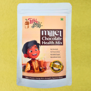 Millet Chocolate Health Mix – High-Protein & Growth Support | No Added Sugar & Preservative-Free - 200 Grams