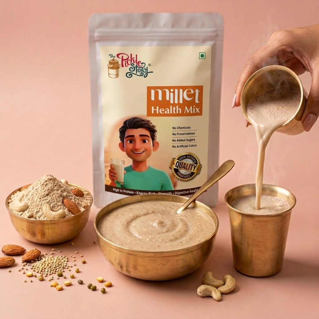 Millet Health Mix – High-Protein & Growth Support | No Added Sugar & Preservative-Free