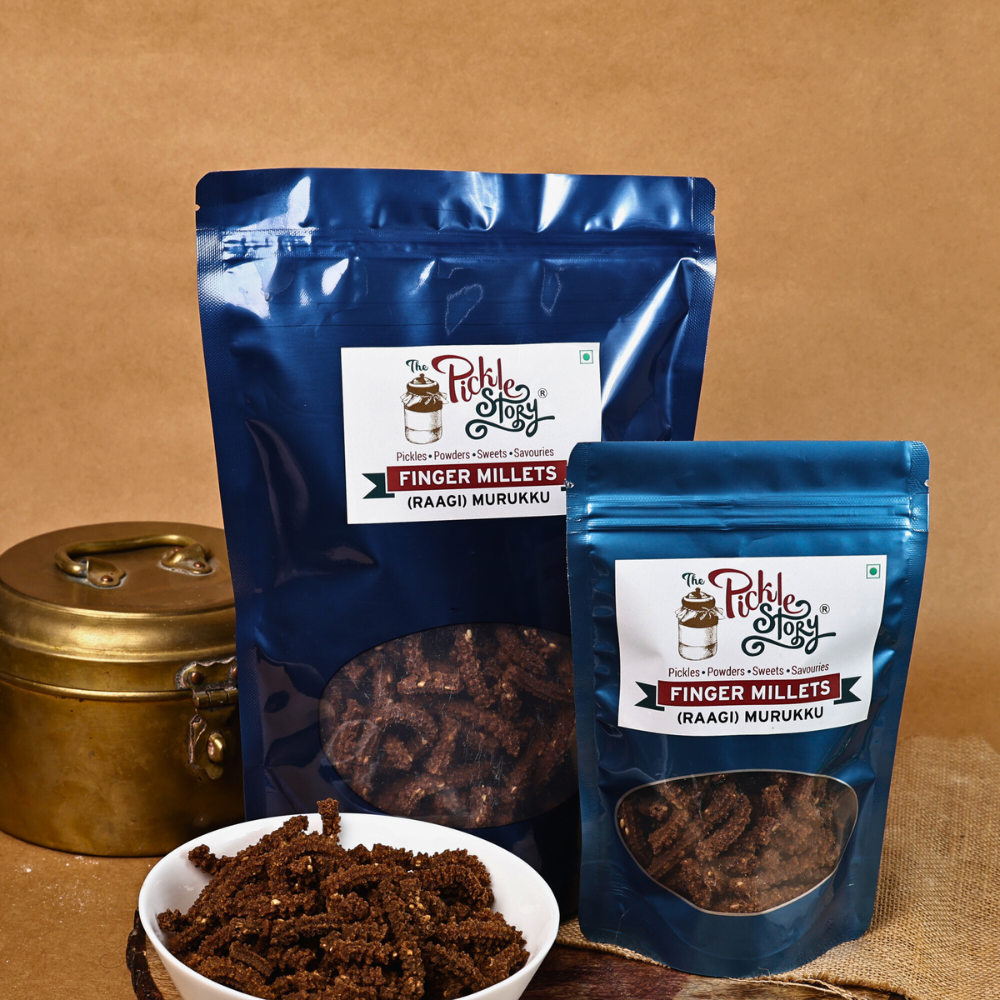 Finger Millet Murukku – Ragi Murukku