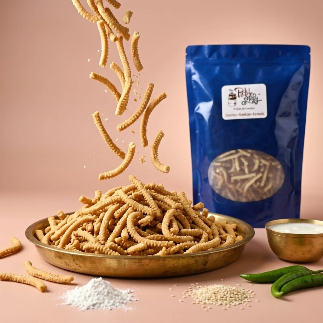 Buttermilk Murukku – Majjiga Murukku
