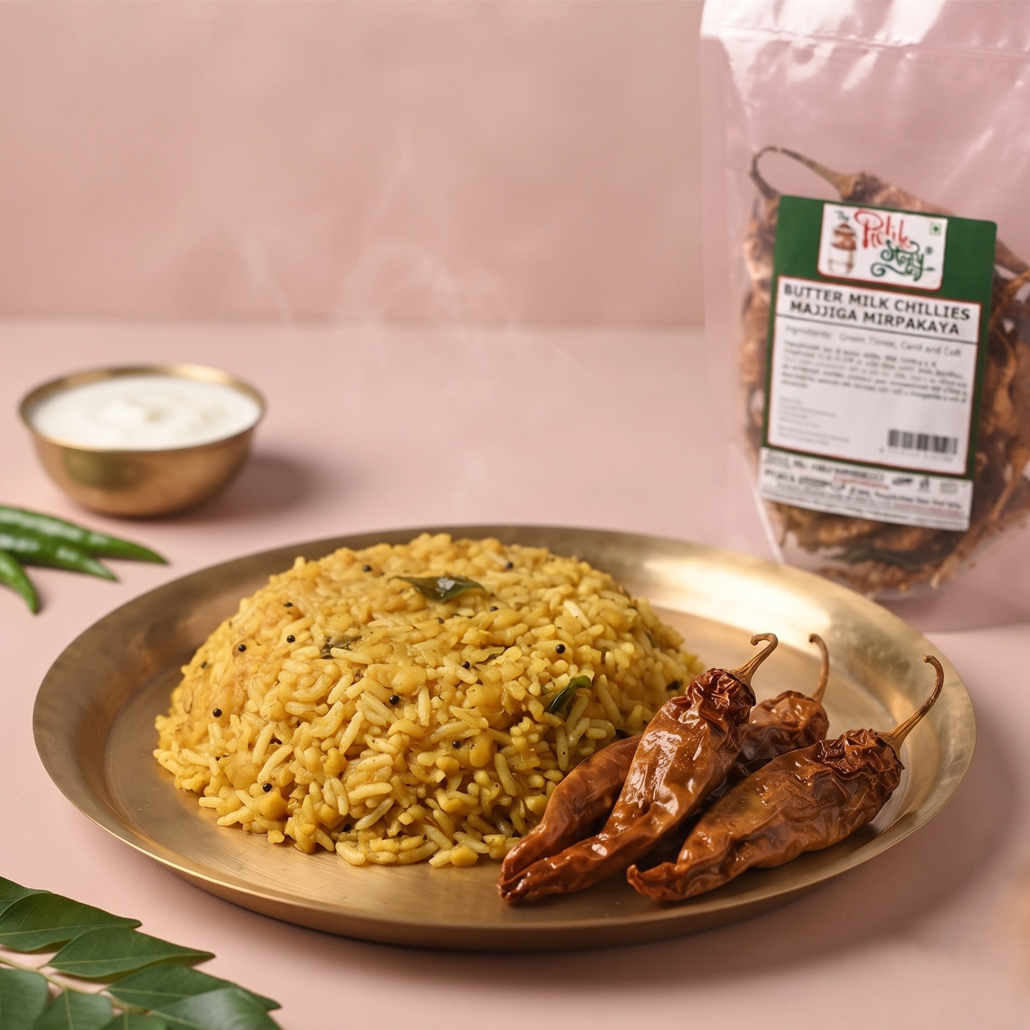 Sun-Dried Curd Chilies – Majjiga Mirapakayalu