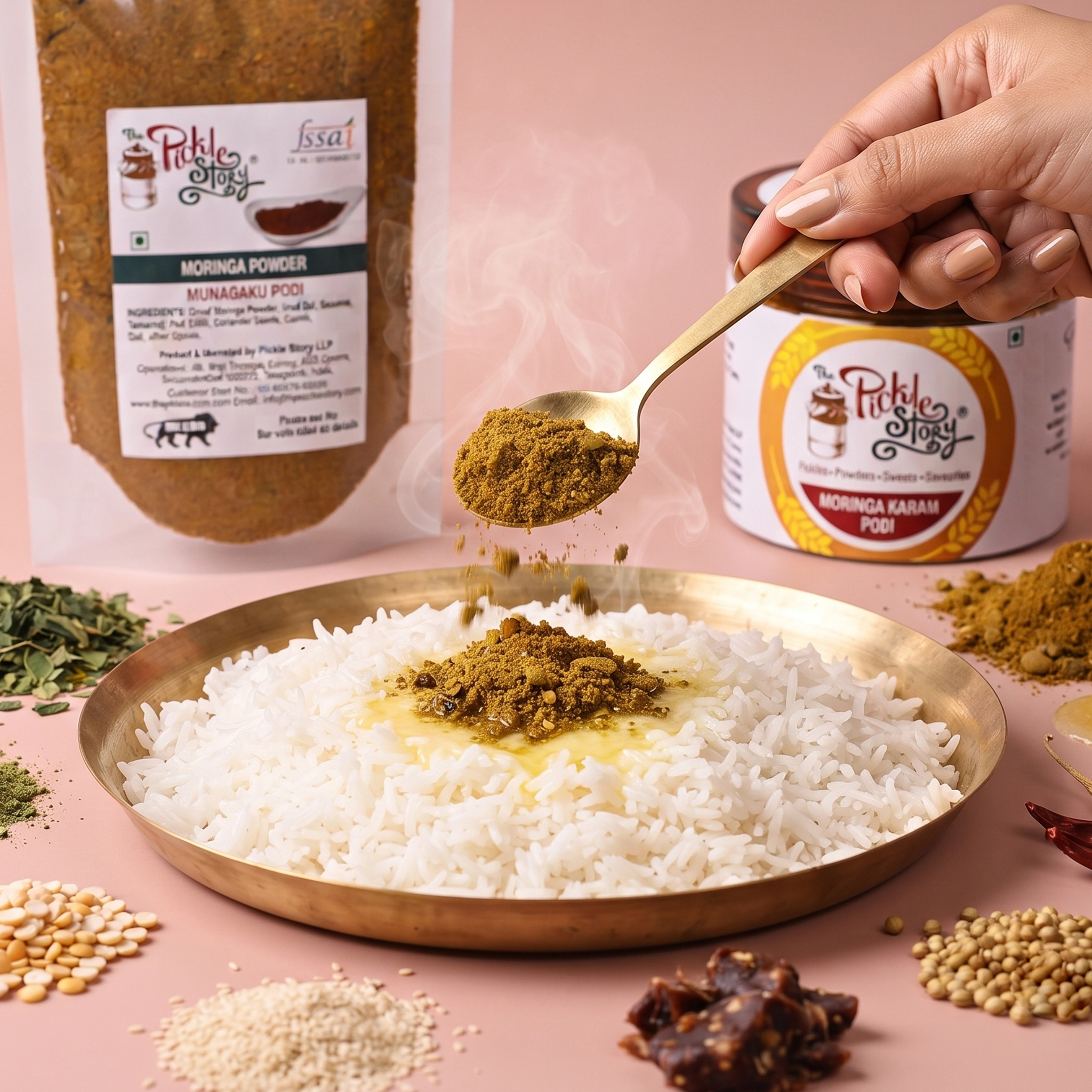 Moringa (Drumstick Leaf) Karam Podi – Nutrient-Dense Superfood Mix