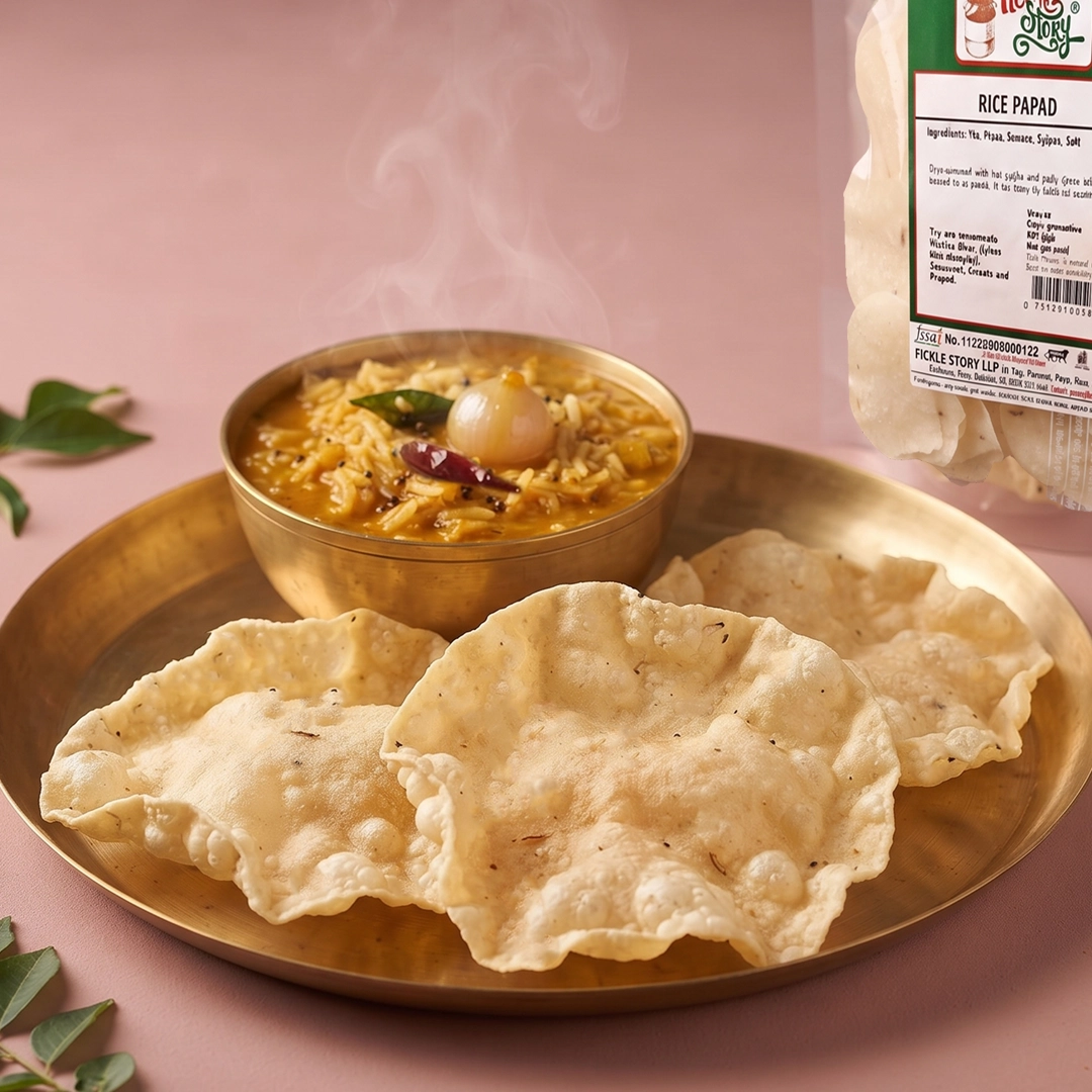 Plain Rice Papad – Biyyam Appadam
