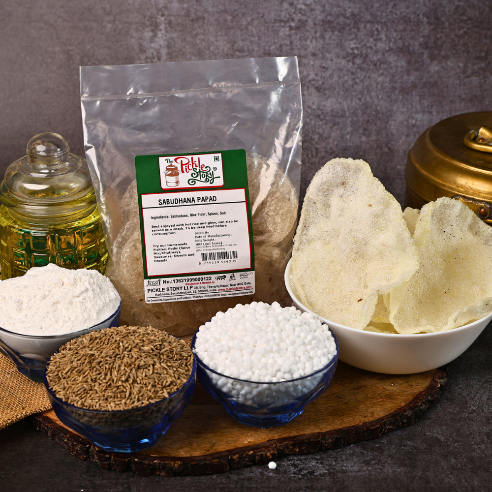 Sago Papad – Sabudana Appadam