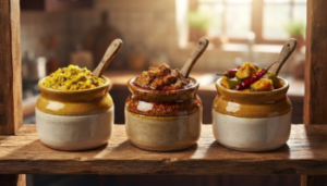 The Timeless Delights of Mustard, Sesame, and Mango Pickle – UPPUKAI