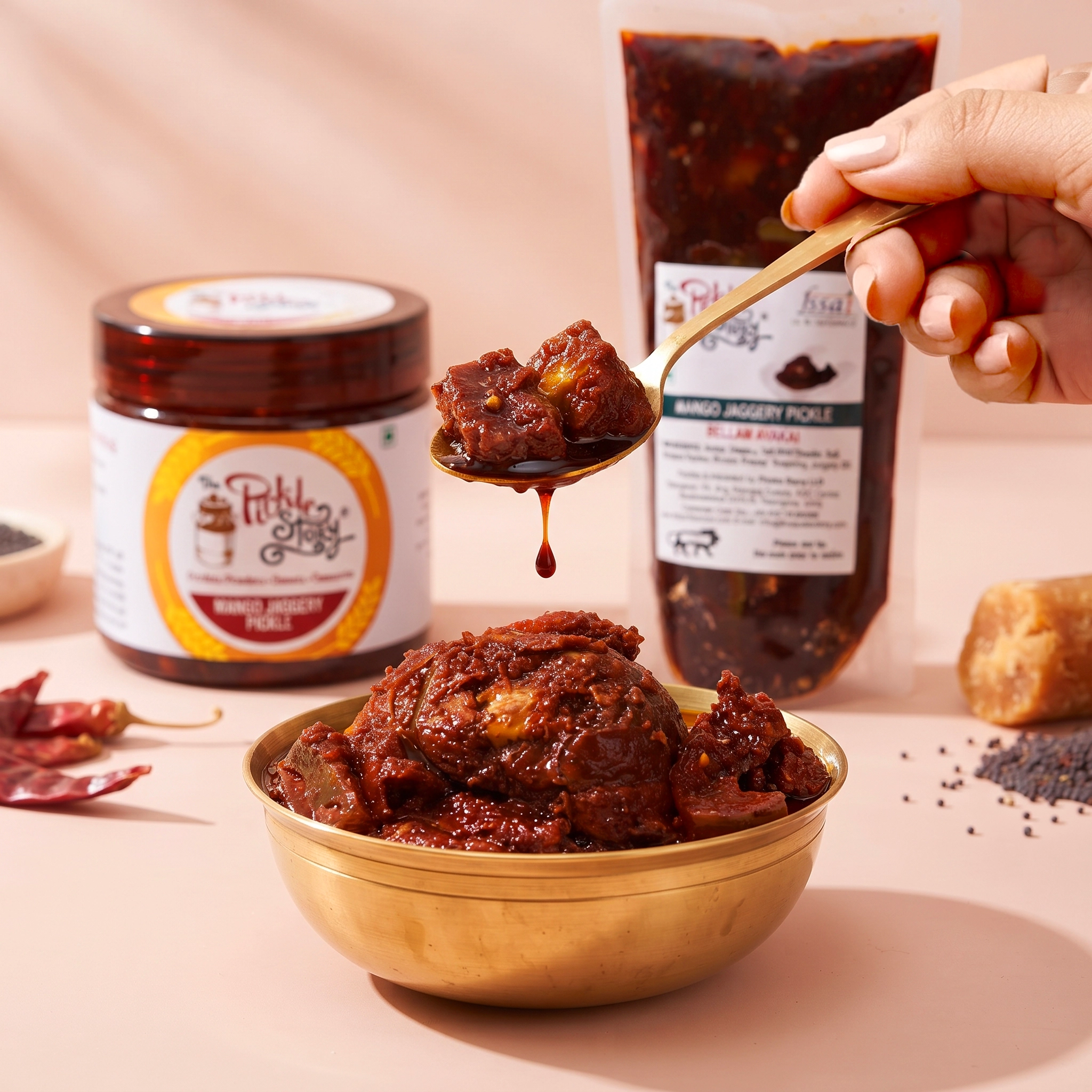Mango, Jaggery & Mustard Pickle – Bellam Avakai
