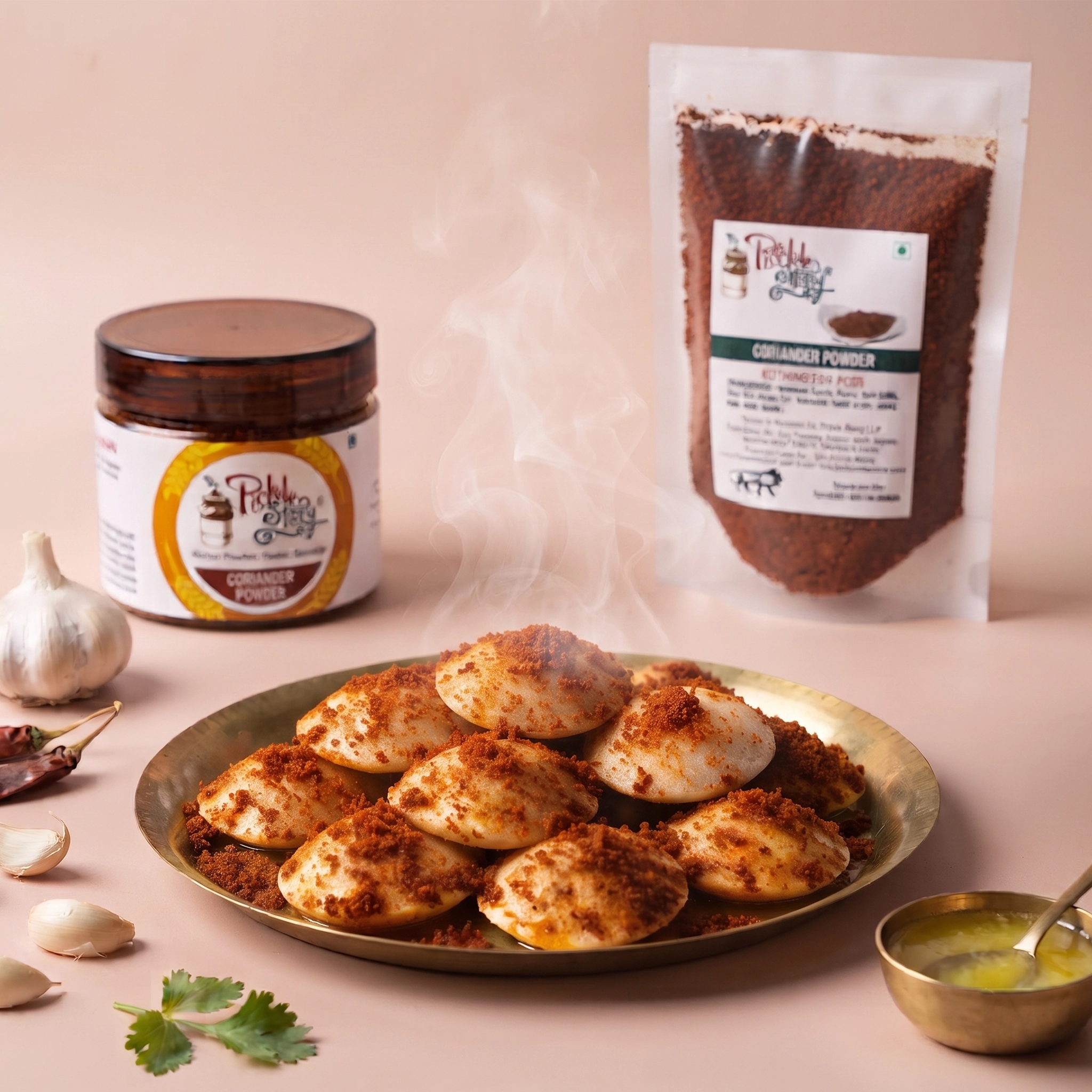 Freshly Ground Coriander (Dhania) Powder – Aromatic & Digestive Aid