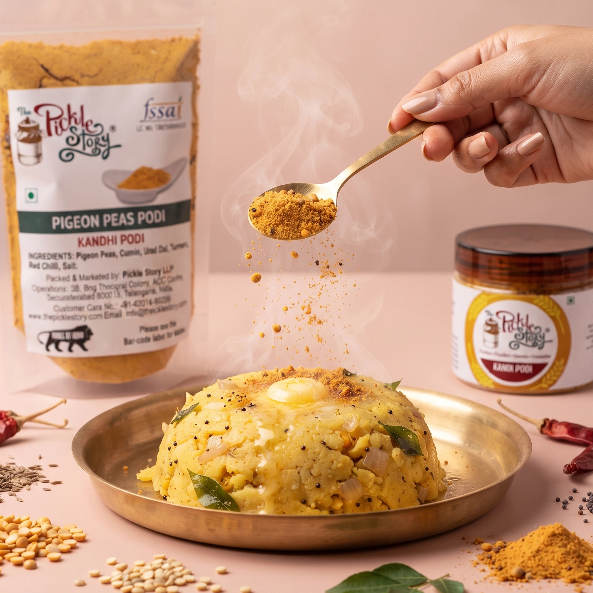 Kandi Podi (Paruppu Podi) – Classic Lentil Rice Mix