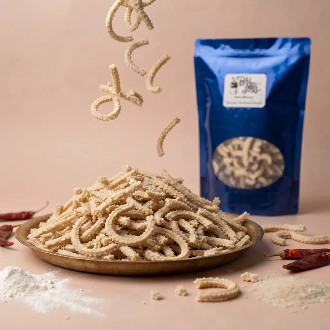 Rice Murukku – Biyyam Murukku
