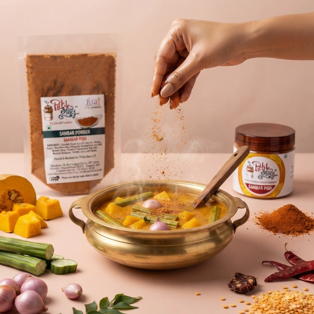 Traditional Sambar Podi – Aromatic Hand-Roasted Spice Blend