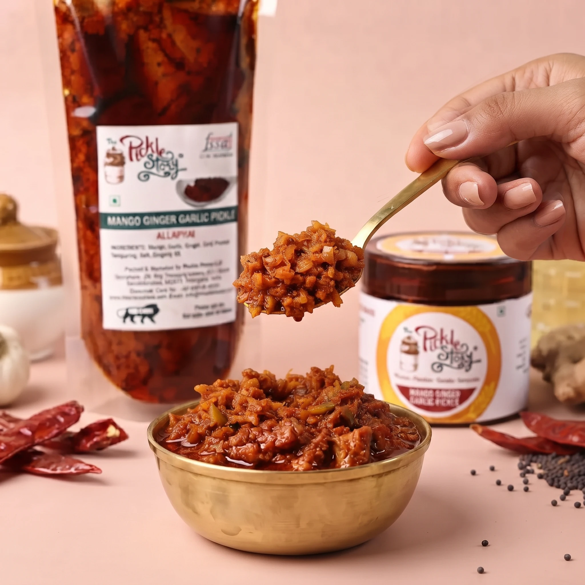 Small pieces Mango, Mustard and Spicy – Chinna Mukkala Thokku