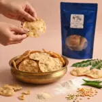 Vadappalu - Deep Fried Rice Crackers (100 Grams)